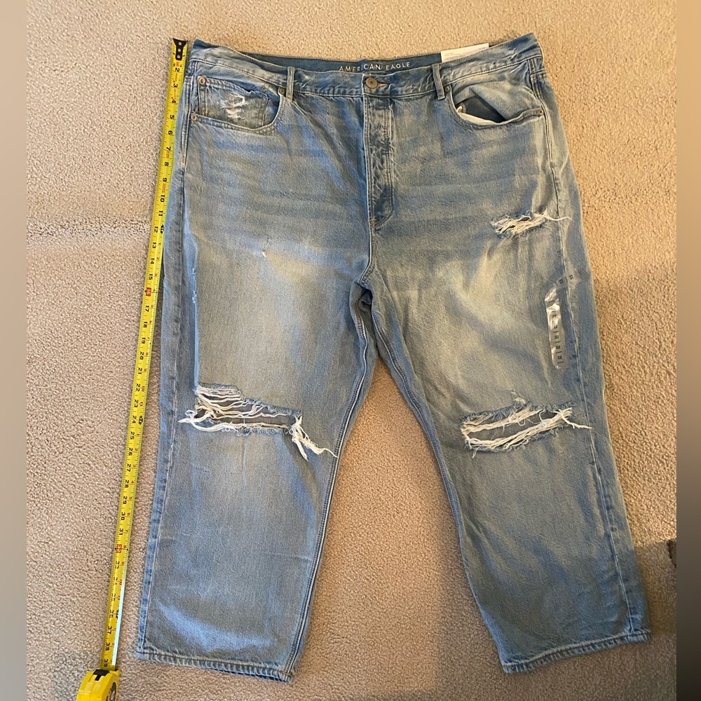 American Eagle 90s Boyfriend jeans, high rise, sz 22short, 36w, nwt